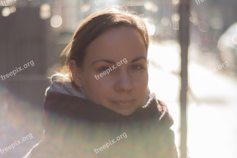 Portrait Woman Face Human Female