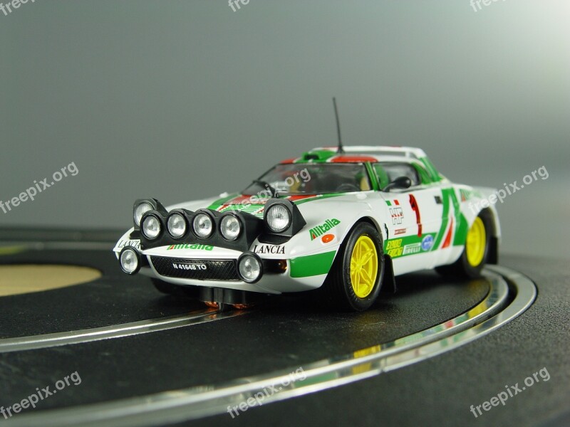 Slot Car Model Car Lancia Delta Free Photos