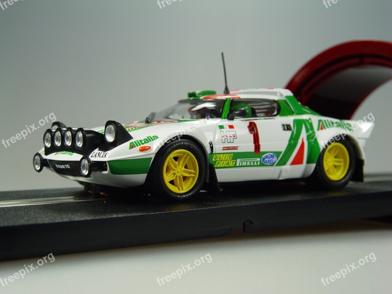 Slot Car Model Car Lancia Delta Free Photos