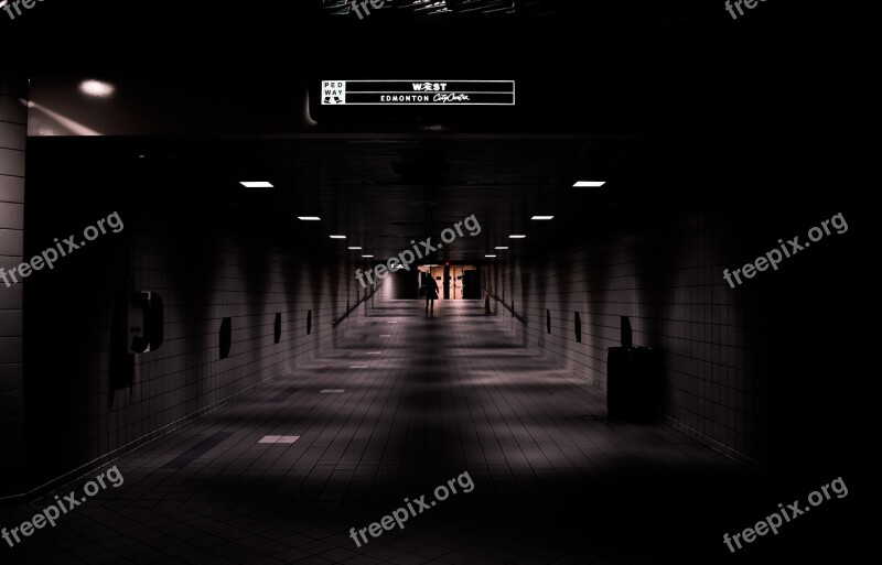 Trains Underground Darkness Solo Free Photos