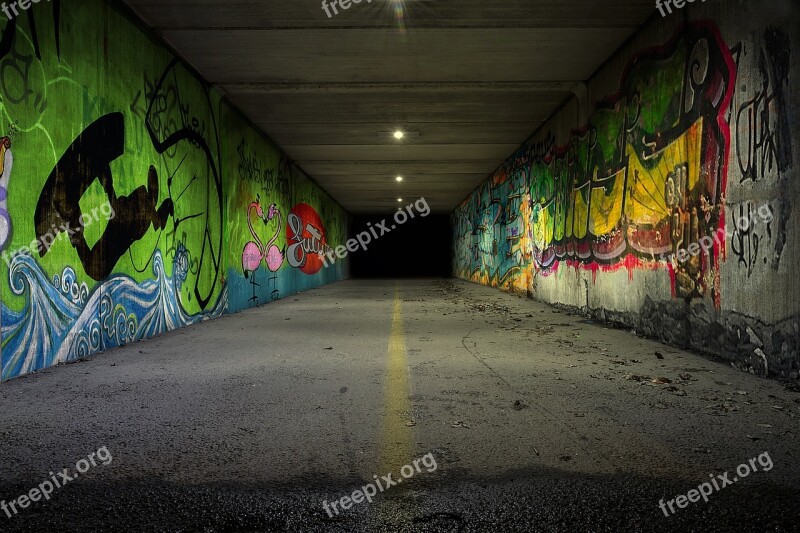 The Tunnel Underpass Graffiti Was Grim Traffic