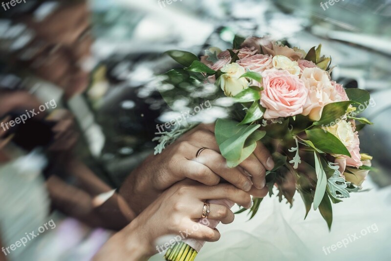 Bridal Bouquet Roses Bouquet Of Flowers Free Photos