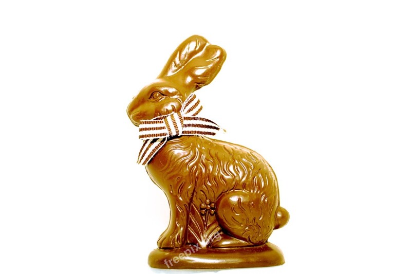 Hare Deco Gold Golden Hare Decoration