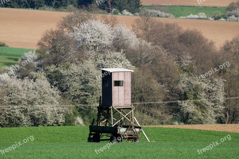 Hunting Seat Portable Hunting Seat Field Nature Landscape