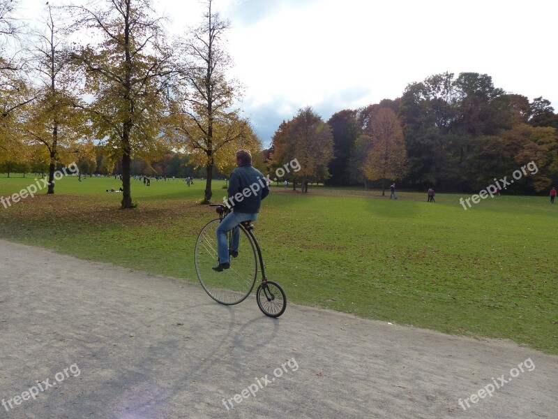 Penny Farthing Cowboy Boots English Garden Munich Monopteros