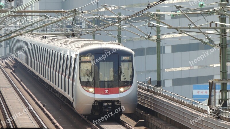 Hong Kong Mtr Train Transport Subway