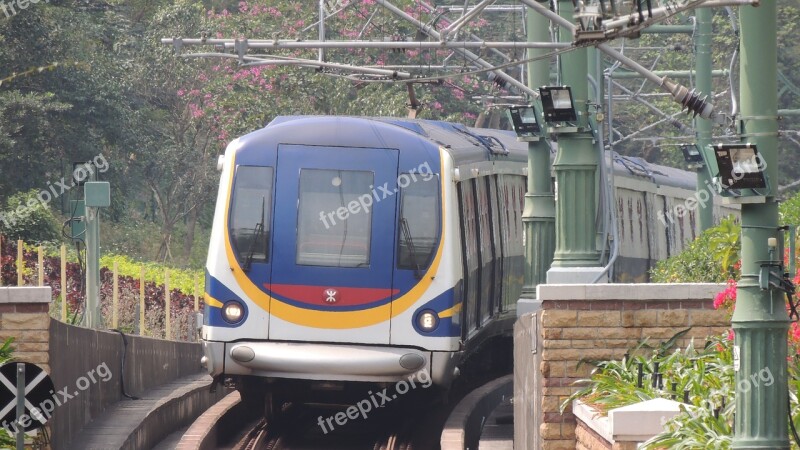 Hong Kong Mtr Train Transport Subway