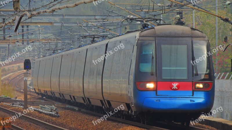 Hong Kong Mtr Train Transport Subway