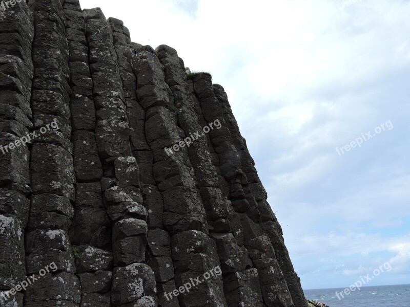 Giants Causeway Basalt Volcanic Northern Ireland Causeway