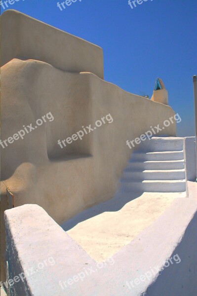 Santorini House Blue Building Region