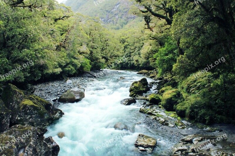 River A Water Natural Landscape