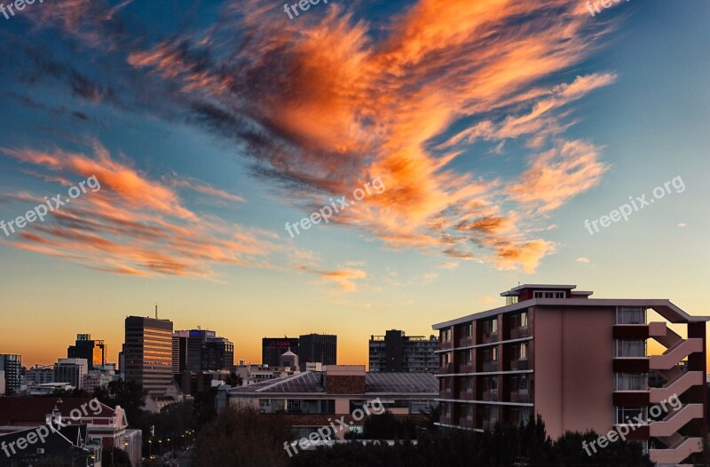 Sunrise Cape Town South Africa Cape Landscape