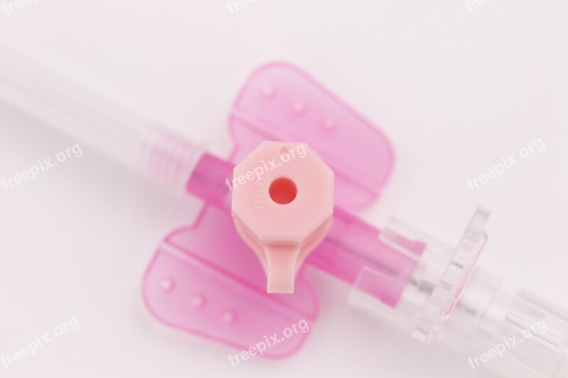 Infusion Needle Pink Free Photos