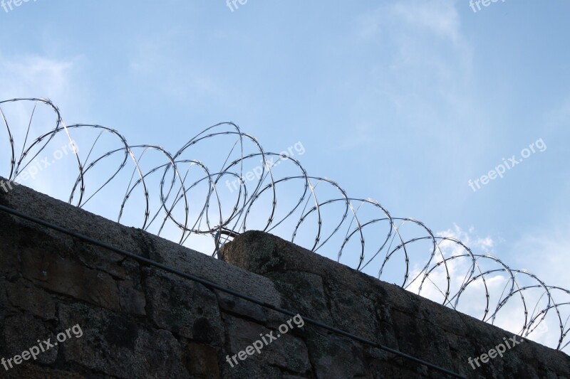 Prison Wire Barbed Barbwire Criminal