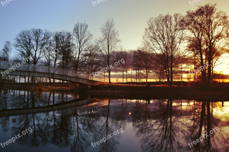 Evening Night Sunset Bro Mirroring