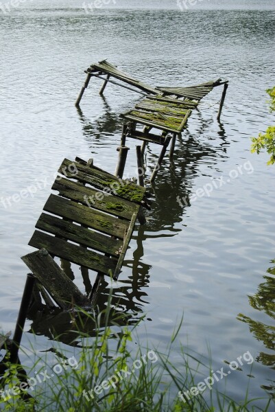 Web Lake Water Nature Jetty