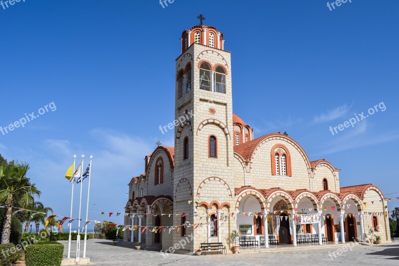 Cyprus Paralimni Ayia Varvara Church Orthodox