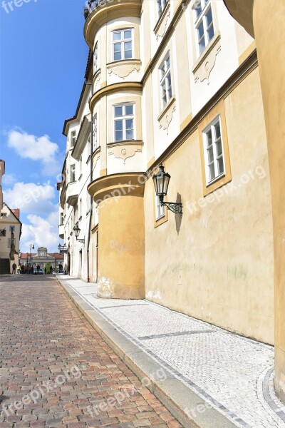 Historical Center Prague Building Street Window