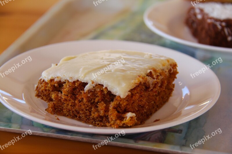 Carrot Cake Tea Break Fika Coffee Break