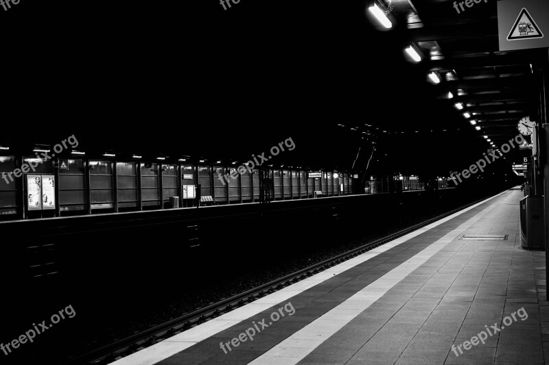 Black And White Railway Station Sw Black And White Photo Travel