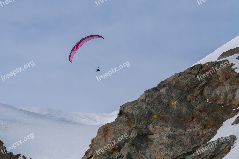 Jungfraujoch Paragliding Risk Free Photos