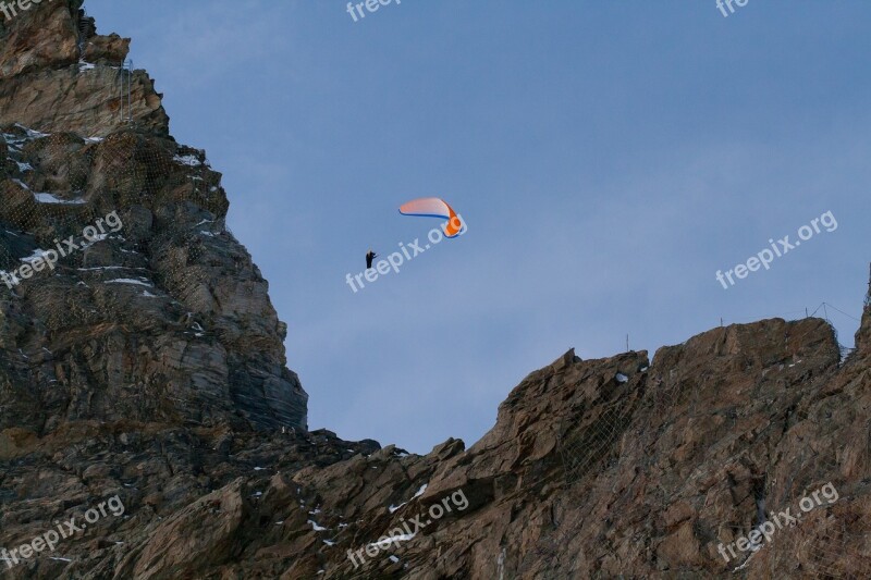 Jungfraujoch Paragliding Risk Free Photos