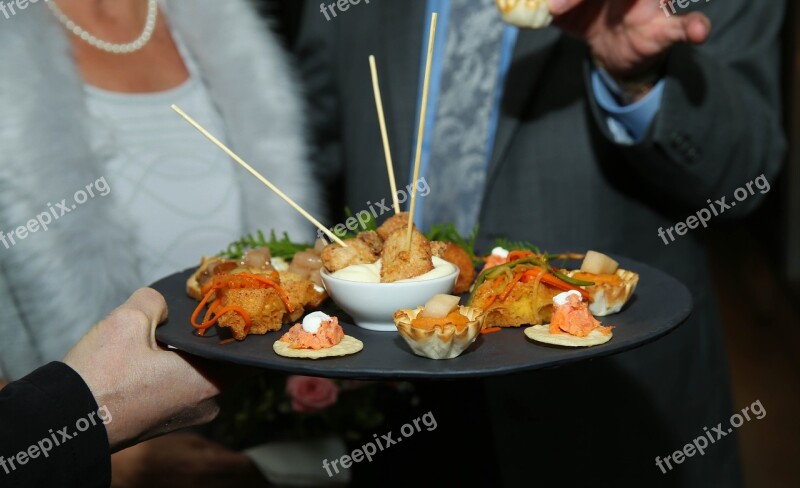 Appetizer Tray Platter Cuisine Gourmet