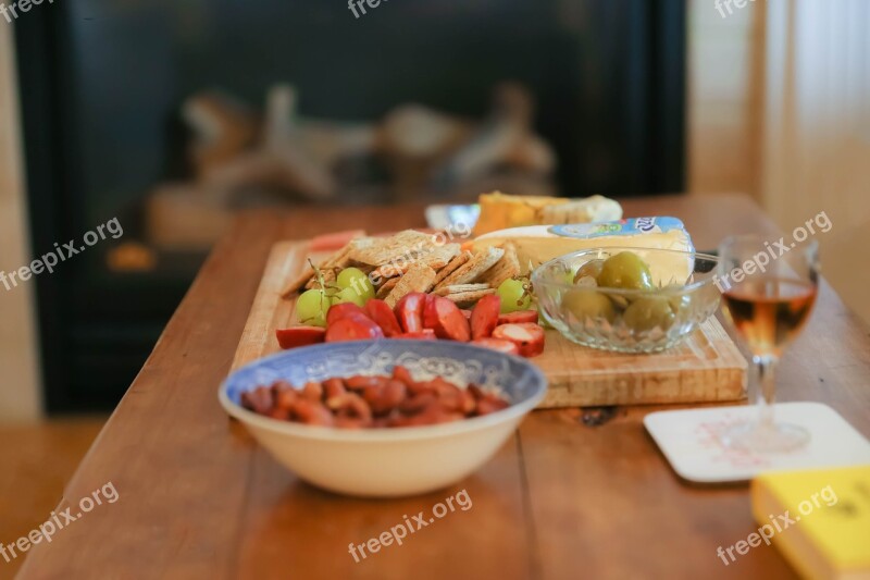 Table Set Food Party Table Set