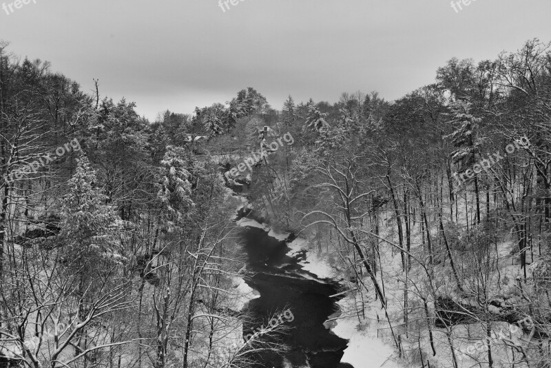 Winter Landscape Snow Day Snow Valley Free Photos