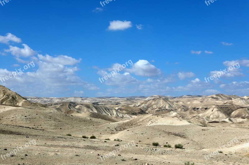 Desert Sky Landscape Nature Sand