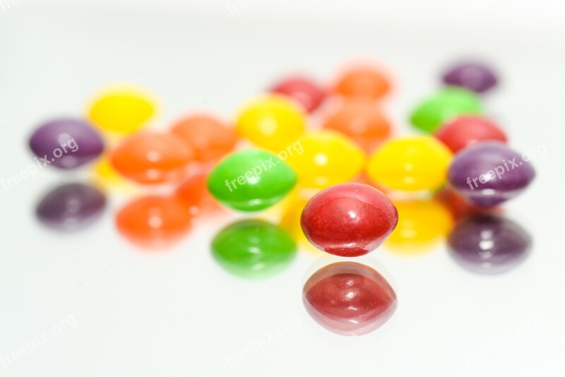 Candy Skittle Colorful Skittles Food