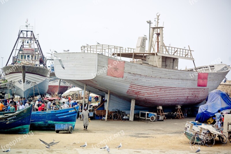 Essauira Mogador Morocco Port Fish Port