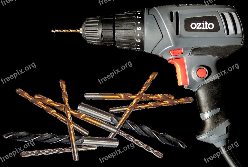 Tools Drill Bits Work Home Maintenance