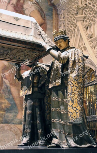 Christopher Columbus Tomb Seville Cathedral Seville Spain