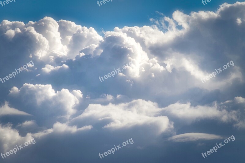 Clouds Sky Cumuli Weather Atmosphere