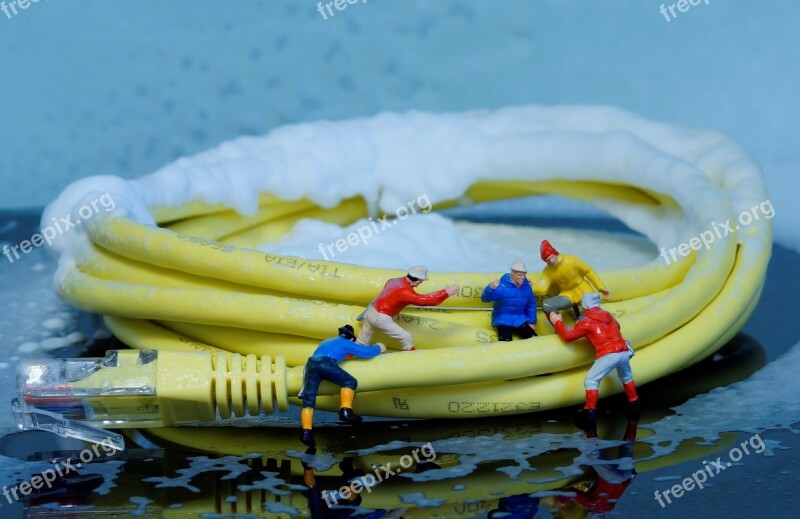 Miniatures Workers Humorous Craftsmen Repair