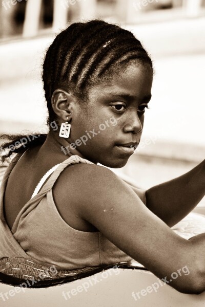 Honduras Women Black And White Portrait People