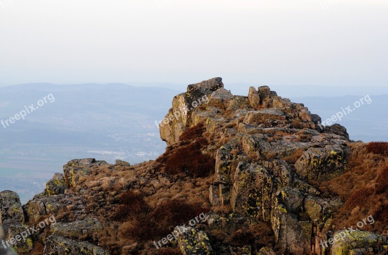 The Giant Mountains The Tops Of The Mountains Crag Rock Stone