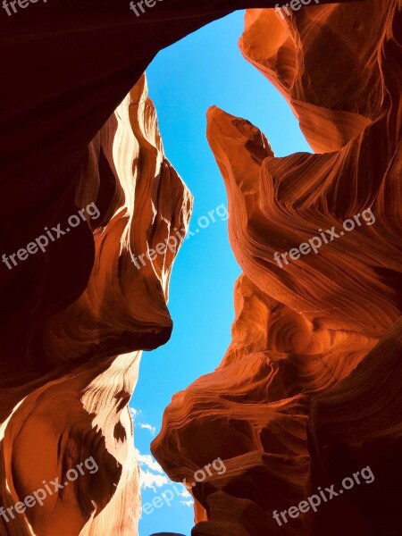 Antelope Canyon Sandstone Canyon Arizona Lock