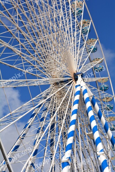 Grande Roue Manege Ciel Free Photos