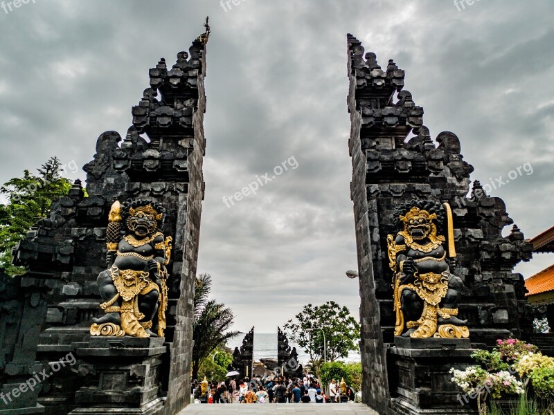 Tanah Lot Tanah Lot Temple Entrance Bali Water Palace