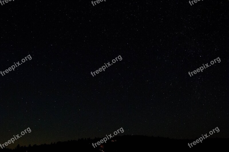 Stars Long Exposure Night Free Photos