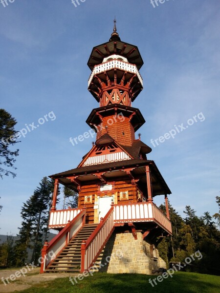 Jurkovič Watchtower Rožnov Pod Radhoštěm Wallachia Free Photos