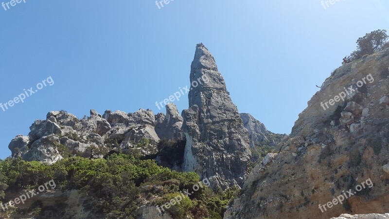 Aguglia Di Goloritzè Cala Goloritzè Pinnacle Monte Caroddi Rock