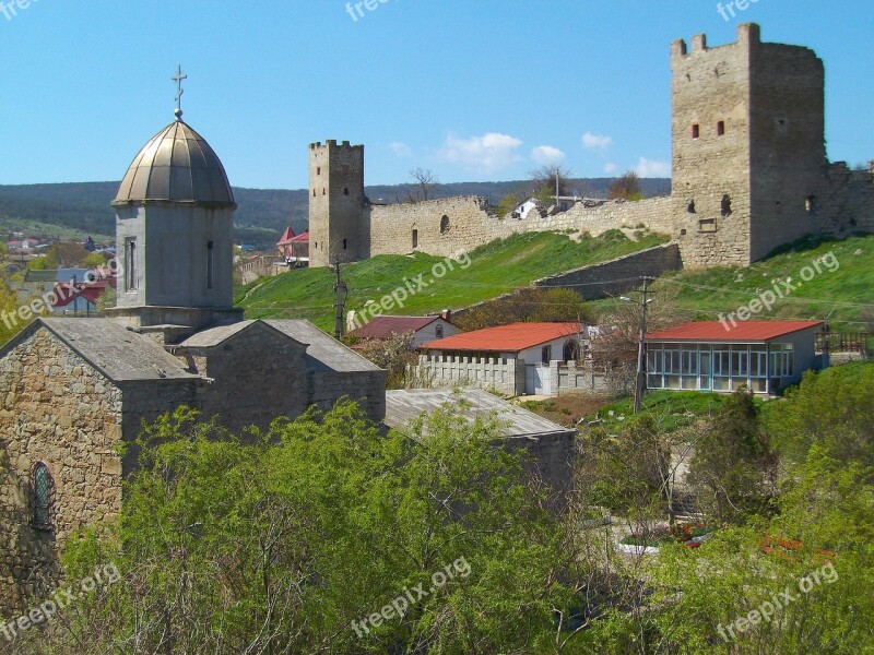 Fortress Theodosius Church Genoa Antiquity