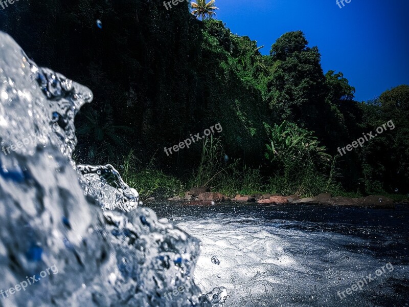 Water Sky Landscape Mauritius Tree