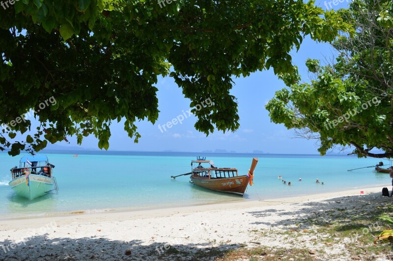 Thailand Krabi Desert Island Free Photos