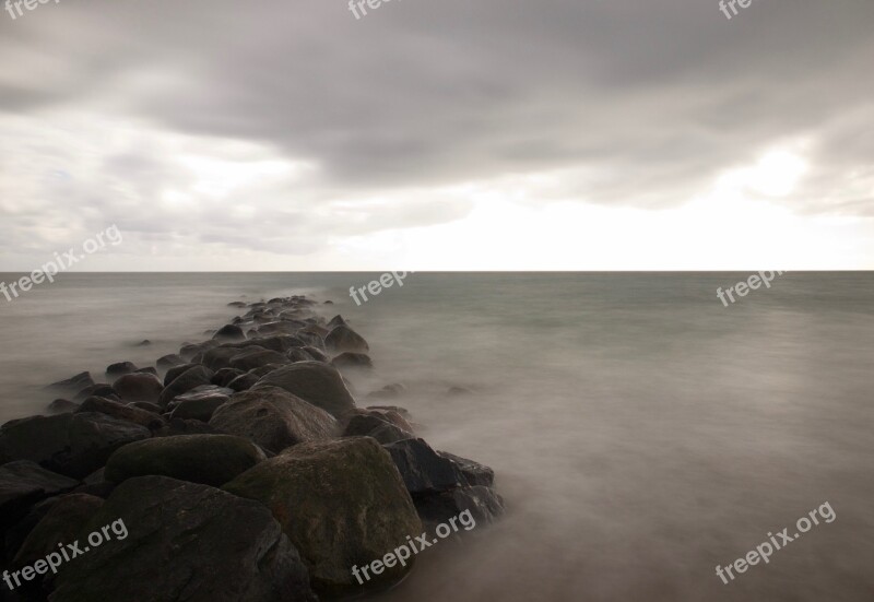 Mole Blavand Denmark Nature North Sea