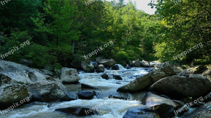 Waterfalls Stream Nature Water Landscape