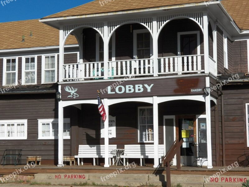 Hotel Lobby Old West Resort Free Photos